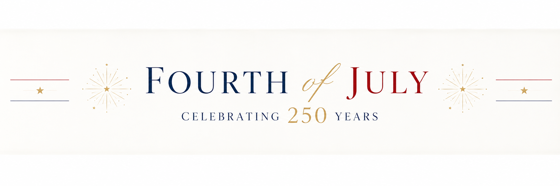 Fourth of July celebrating 250 years