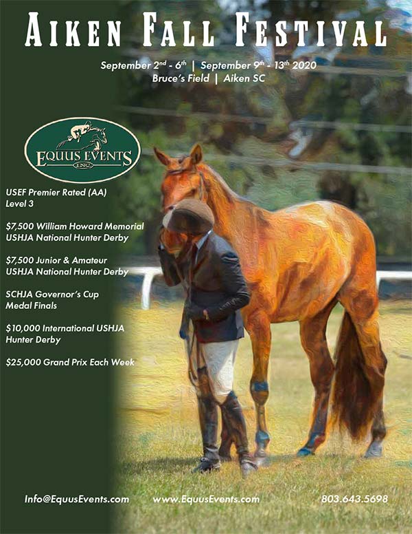 Aiken Fall Festival Prize List 2020 Equus Events Cover